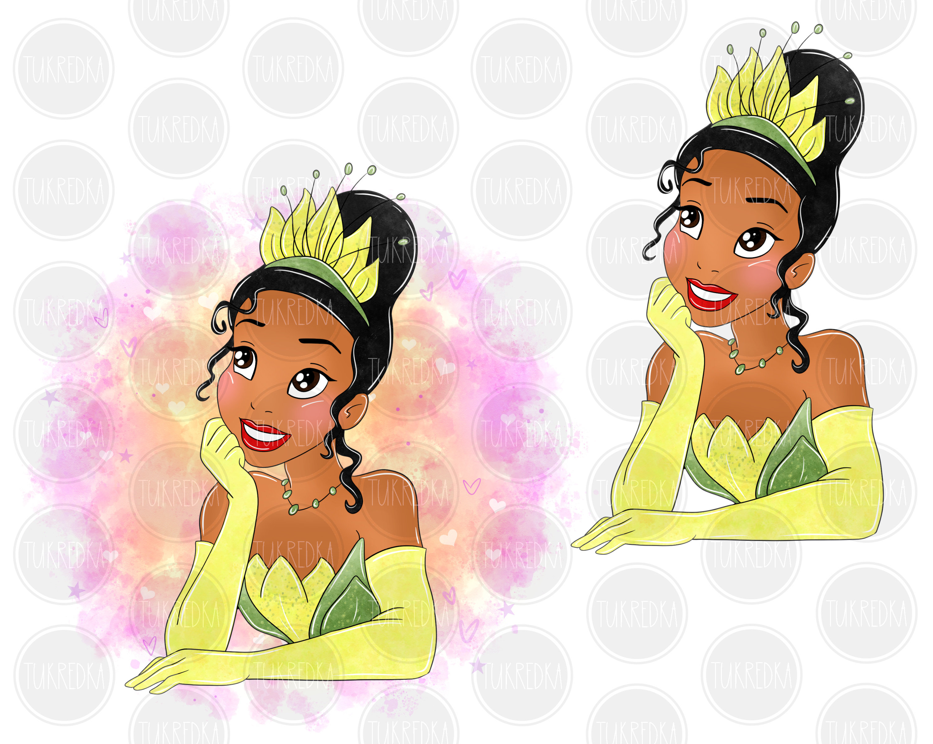 Princess Tiana Clip Art, Princess and the Frog PNG Clip