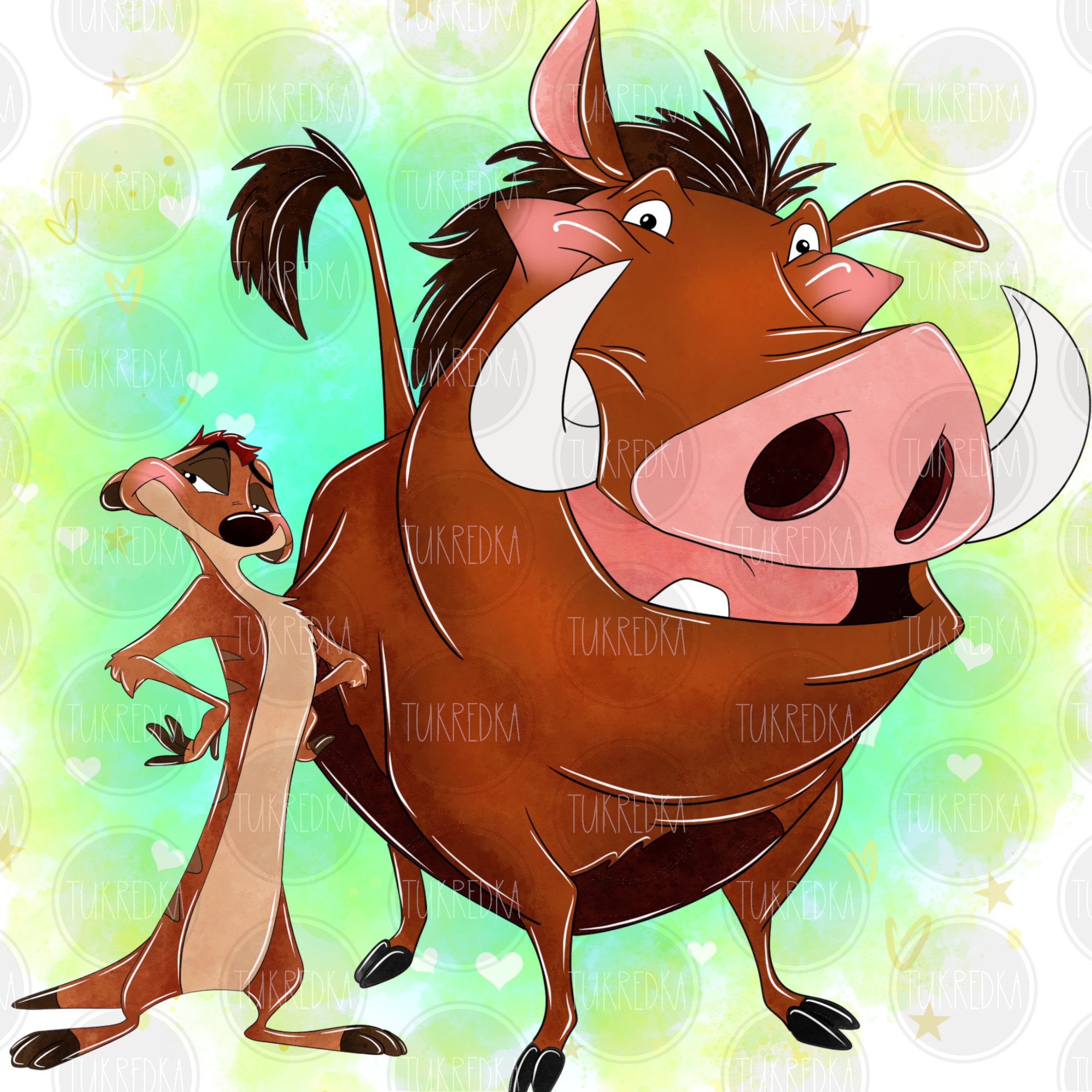 The Lion King Pumbaa Timon Clip Art PNG, Cartoon Sublimation PNG ...