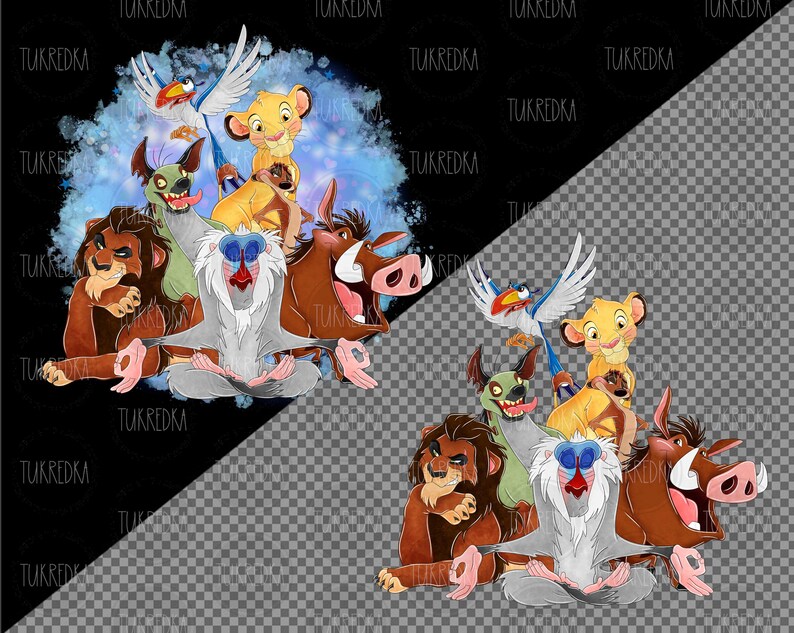 Lion King Simba Clip Art PNG, Cartoon Sublimation PNG Clipart, Cartoon ...