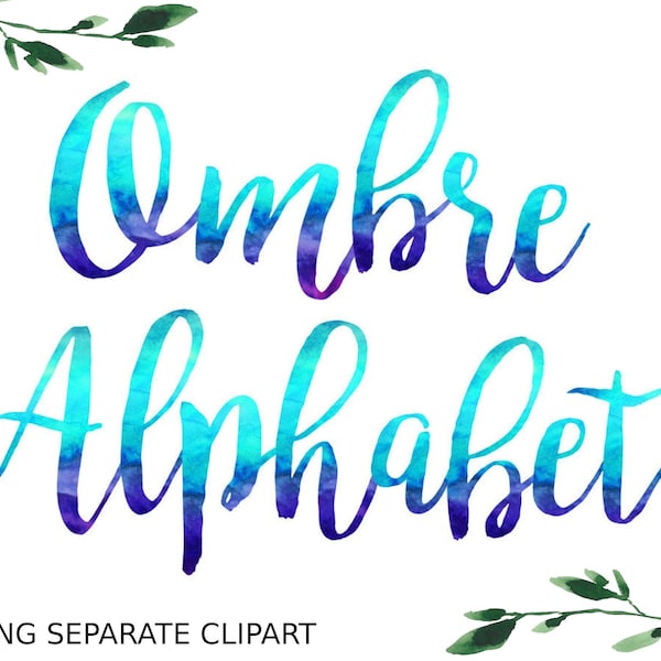 Ombre Alphabet Clip Art Ombre Alphabet Letters Cards Download Free Commercial Use PNG