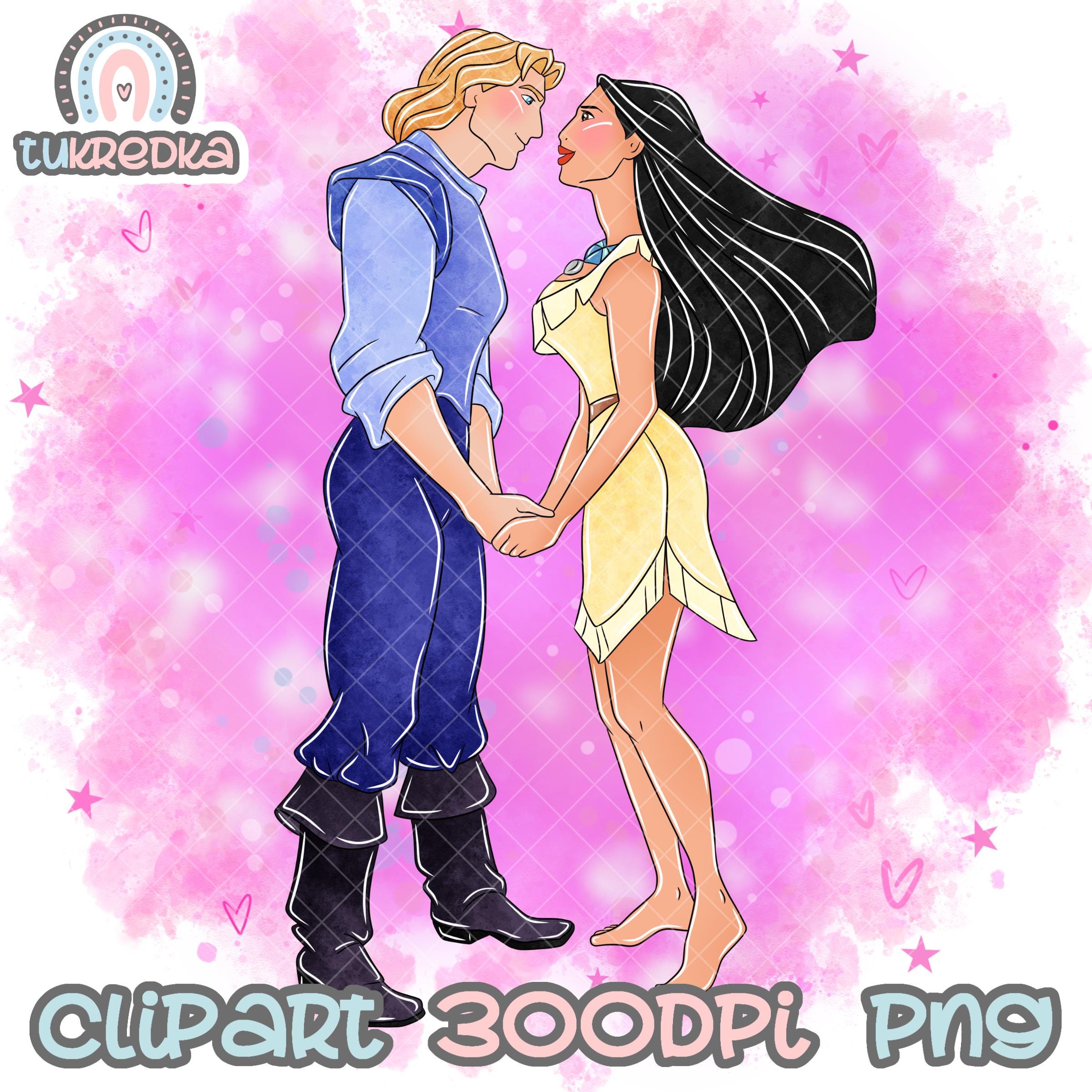 Disney Princess Pocahontas And John Smith