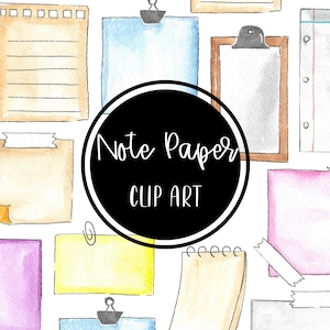 Notizpapier-ClipArt, handgemalte digitale Clipart, Planer-Illustrationskarten, kostenlose kommerzielle Nutzung im PNG-Format herunterladen