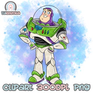 Buzz Lightyear Toy Story Cute Clip art PNG, Desenhos animados Clipart Sublimação PNG