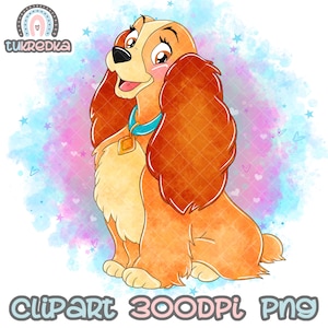 Lady en de Vagebond clipart PNG, Cartoon Sublimatie PNG Clipart, Cartoon Sublimatie PNG