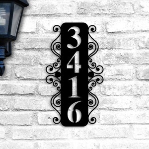 Christmas Gift, Address Sign, Metal House Number Sign, Home Address Sign, Address Number Sign, Metal Address Sign, Metal Address, Modern