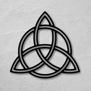 Housewarming Gift, Triquetra Metal Sign, Trinity Knot Sign, Viking Metal Sign, Norse Home Decor, Celtic Wall Art, Celtic Knot Sign