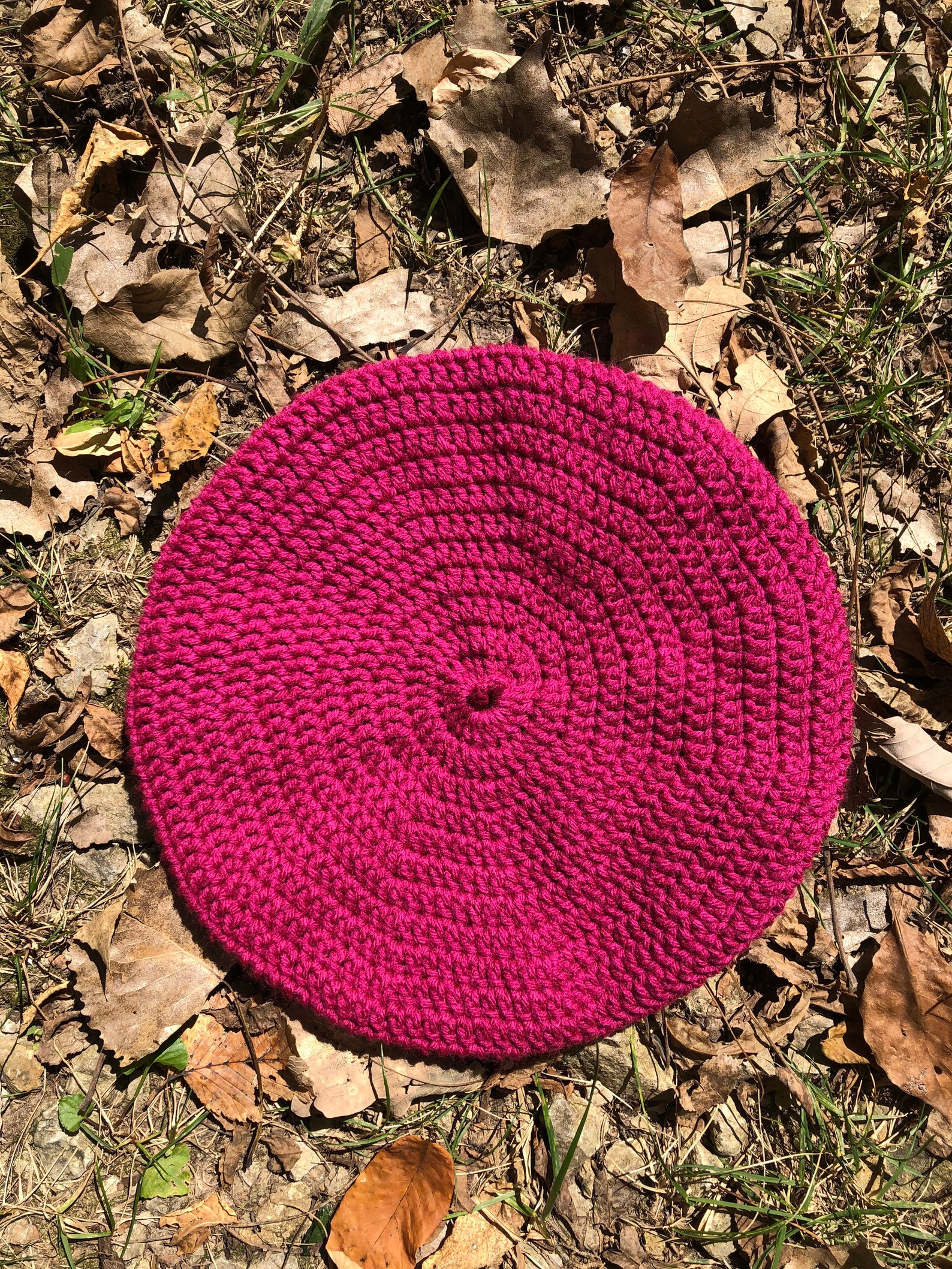 Raspberry Beret Etsy
