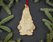 Holiday Gnome Ornament and Gift Card Holder