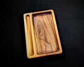 Handmade Walnut Wood Valet Tray