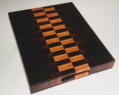 End Grain Walnut and Maple Cutting Board