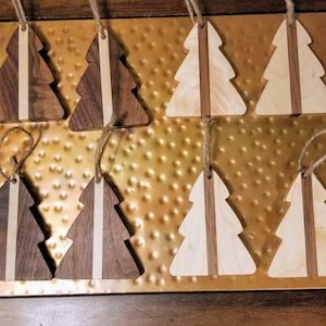 Handmade Wood Ornaments, Christmas Tree Ornaments