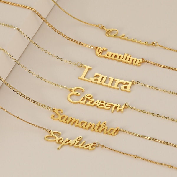 Sterling Silver Name Bracelet / Anklet, Personalized Jewelry Gift, Custom Name Bracelet, Customized Gift for Mom Name Ankle Bracelet