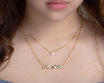 Silver Name Locket Etsy