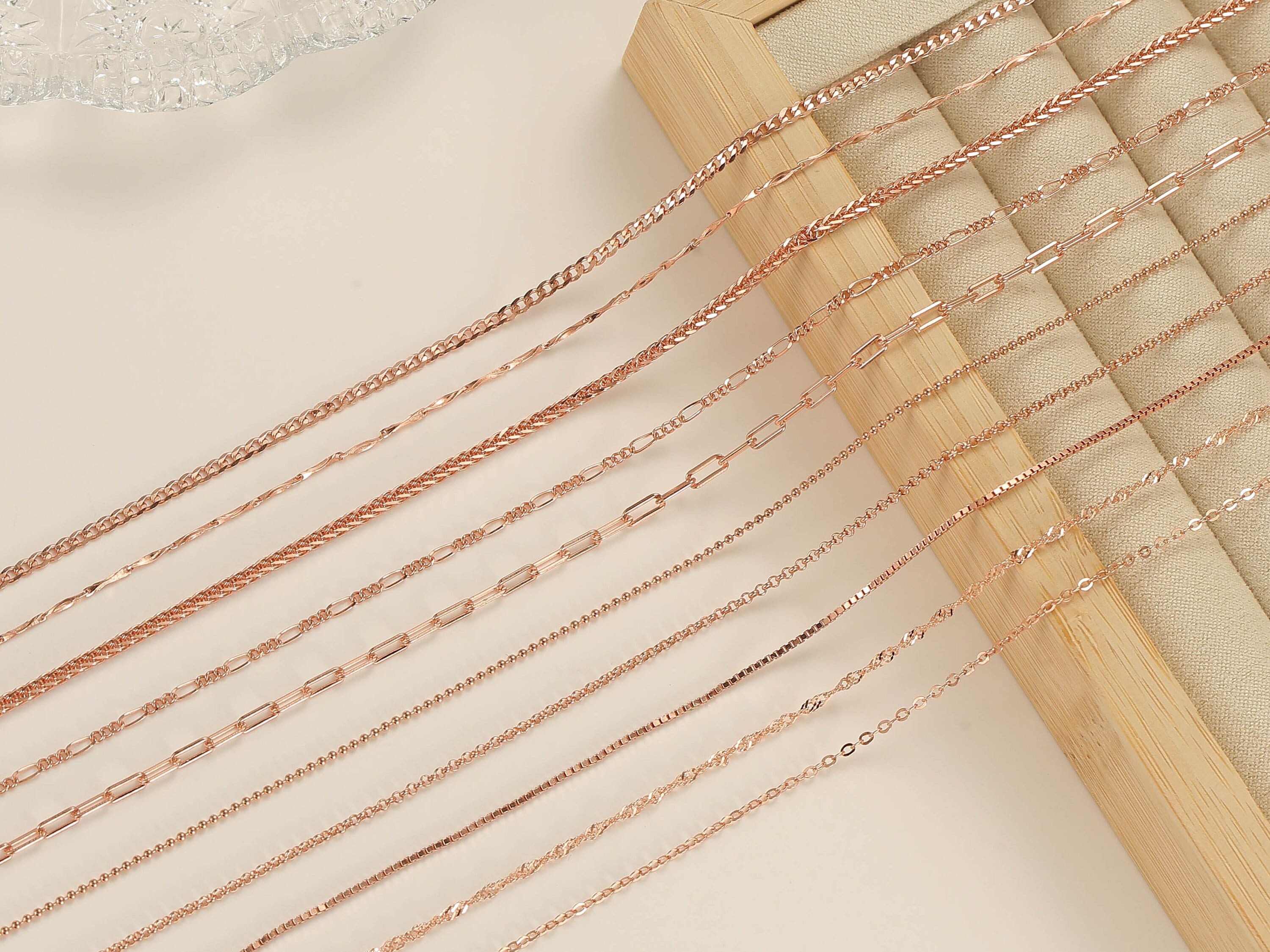 925 Sterling Silver Necklace in Gold / Silver / Rose Gold Finish | Custom Length Layered Chains for Women | Dainty Personalized Minimalist
