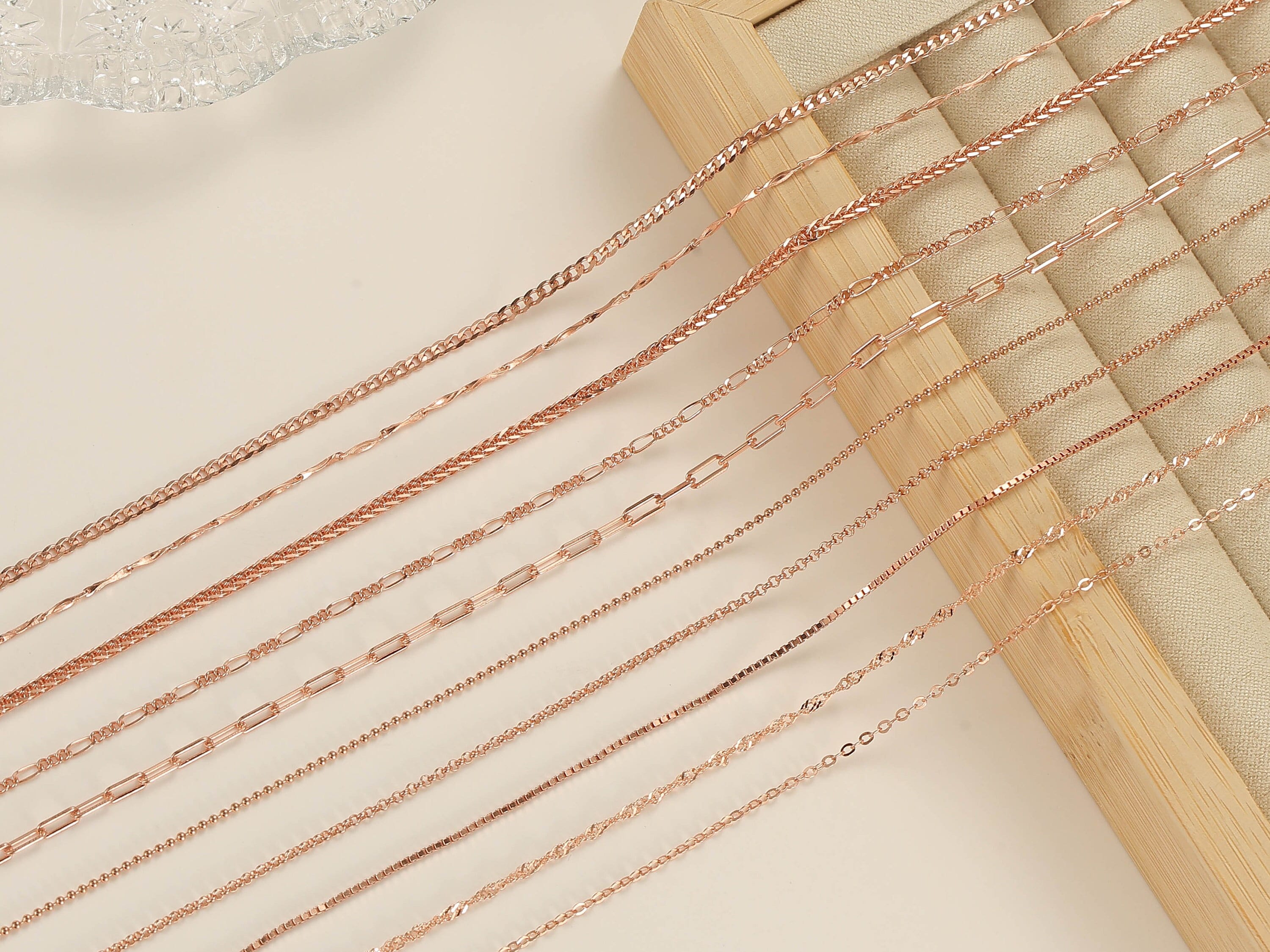 Minimal Gold Box Chain Necklace – RoseGold & Black Pty Ltd