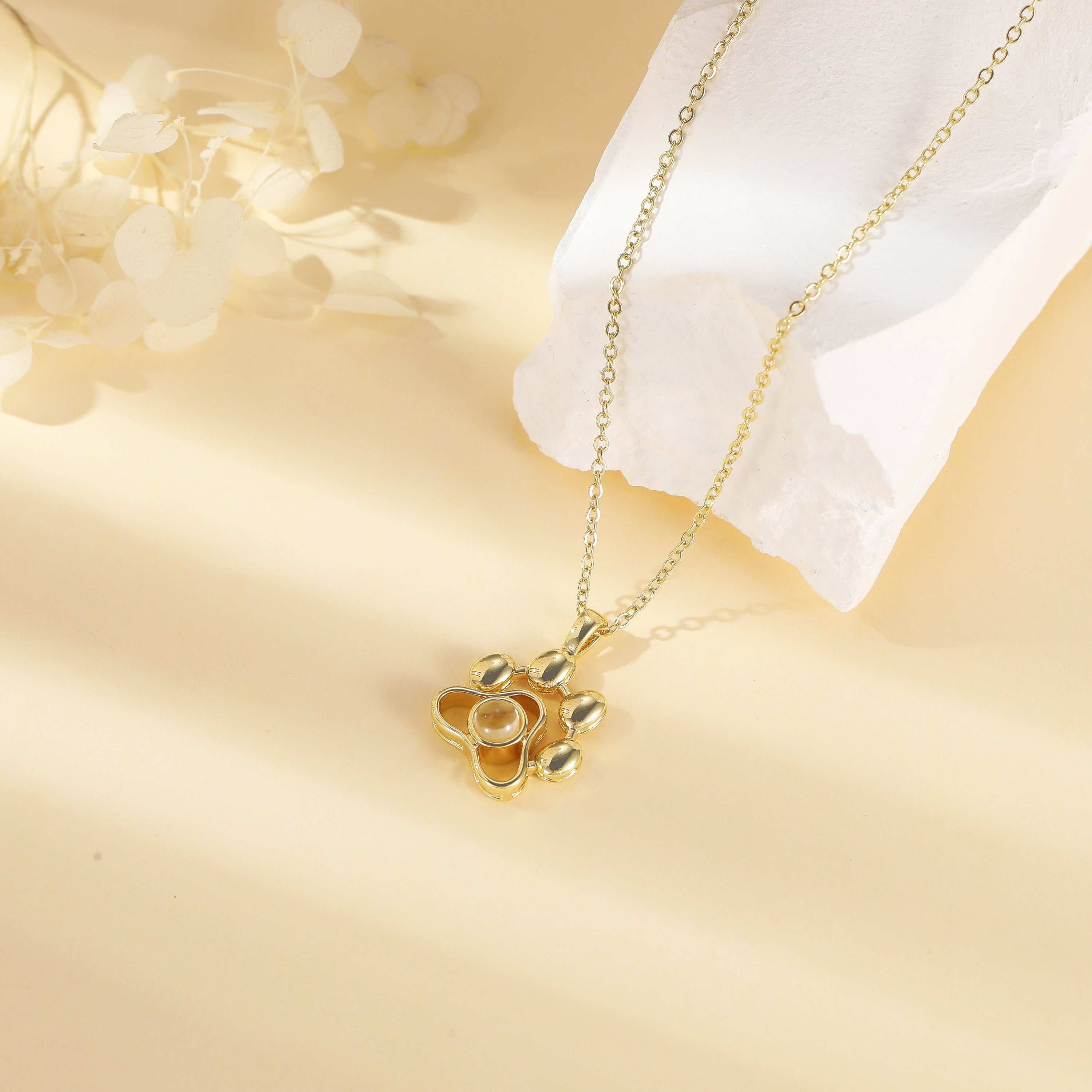 Collana Con Foto Proiettore In Argento 925: Personalizzata Con Immagine Nascosta, Gioiello A Cuore Regalo Per Fidanzata, Mamma, Figlia - Catena 40+5 Cm - 4