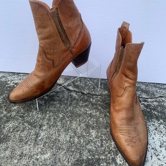 Father & Son Vintage Low Ankle Cowboy boots