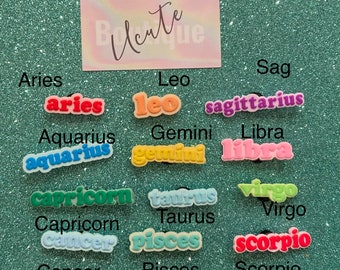 Zodiac -Shoe Charms 2.49