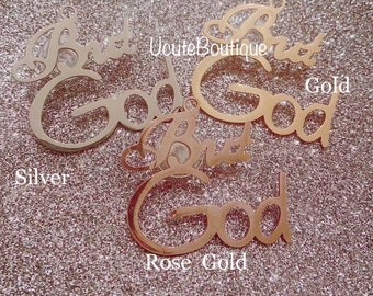 But God Shoe Charms | Faith & Inspirational Shoe Accessories 4.99+