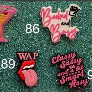 Black Girl Magic, Boss Chic & Girl Power Shoe Charms | Inspirational Shoe Accessories 1.49+ more image 1