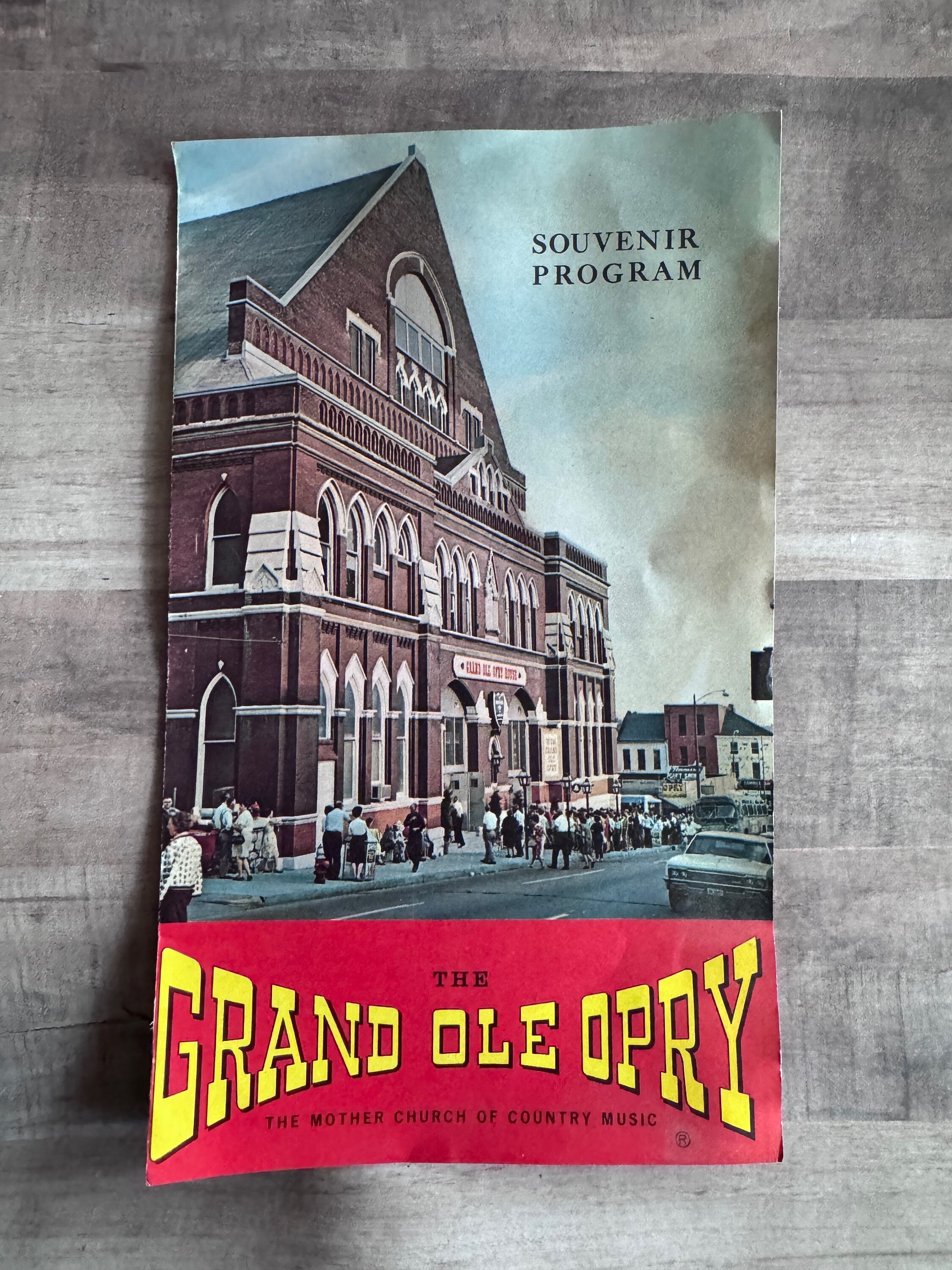 おりおりアルフ　メッキラック トップレールガード　 1994-2013年 Grand Ole Opry Souvenir Program - March 15, 1974; Final
