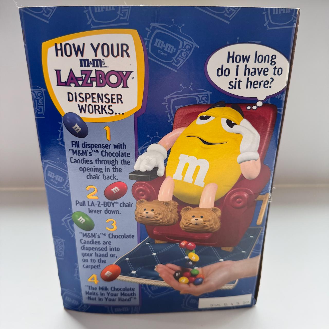 M&m's La-z-boy Candy Dispenser, Box Has Been Opened, No Candy - Etsy