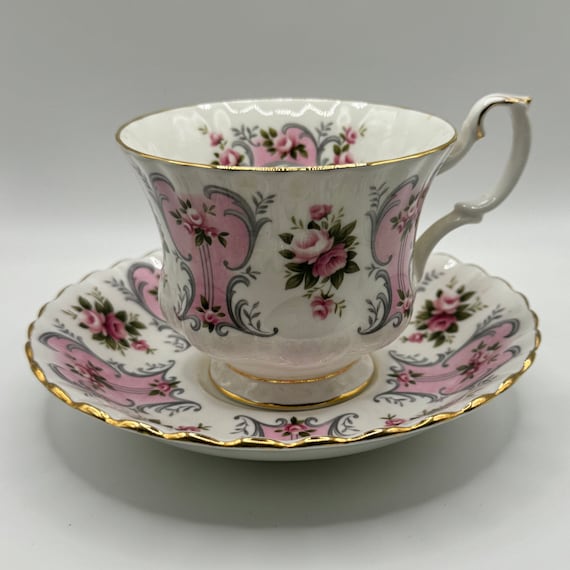 Royal Albert Love Story Series Valerie Cup and Saucer, Bone China