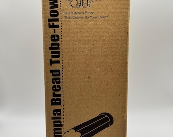 Pampered Chef Tinned Steel Bread Tube Flower 1550, Retired, New in Box (no Instruction Booklet), Baking Tool, Gift for Baker, Gift for Chef