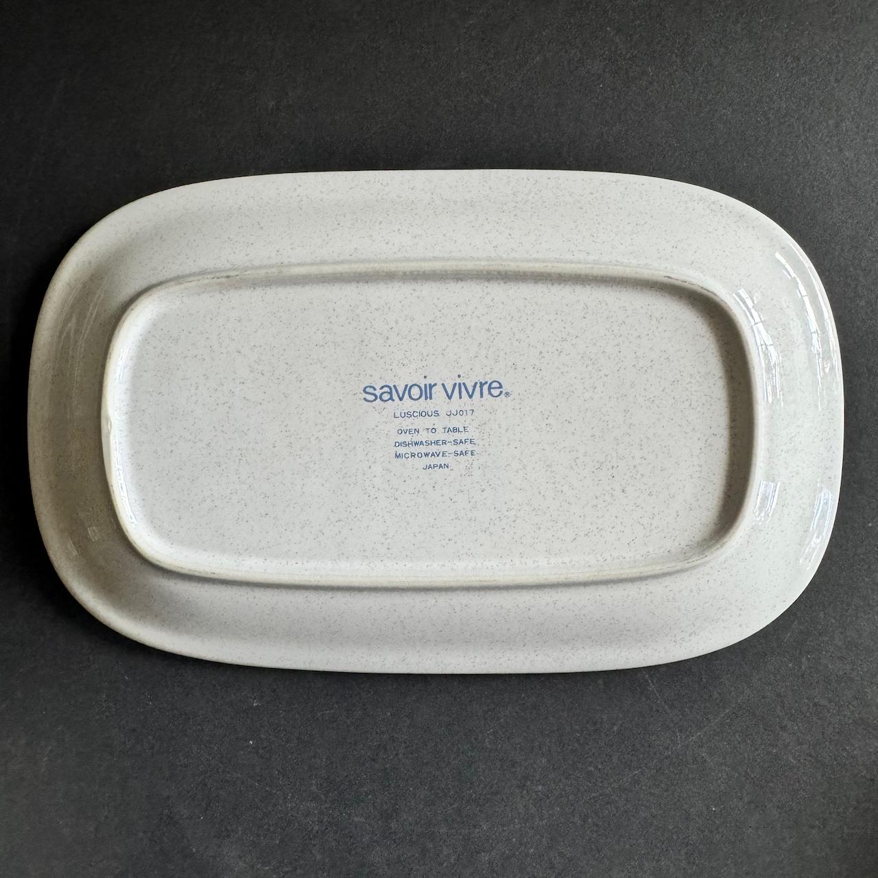 Savoir Vivre Luscious 1/4 Pound Covered Butter Dish JJ017 Japan