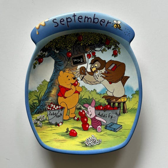 Bradford Exchange Winnie the Pooh the Whole Year Through SEPTEMBER