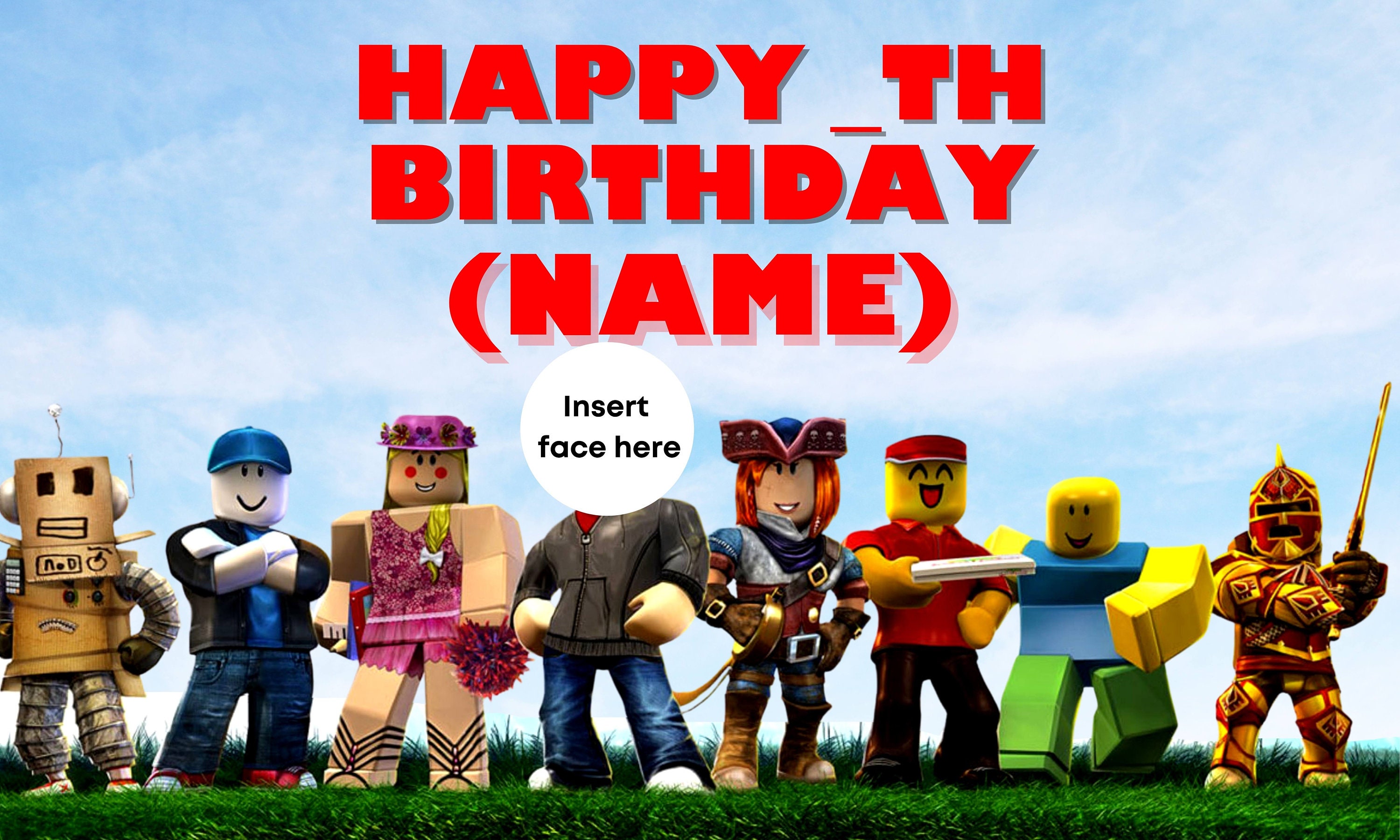 Customize Level 21/25/30/40 Unlocked Birthday Banner Roblox -  Portugal