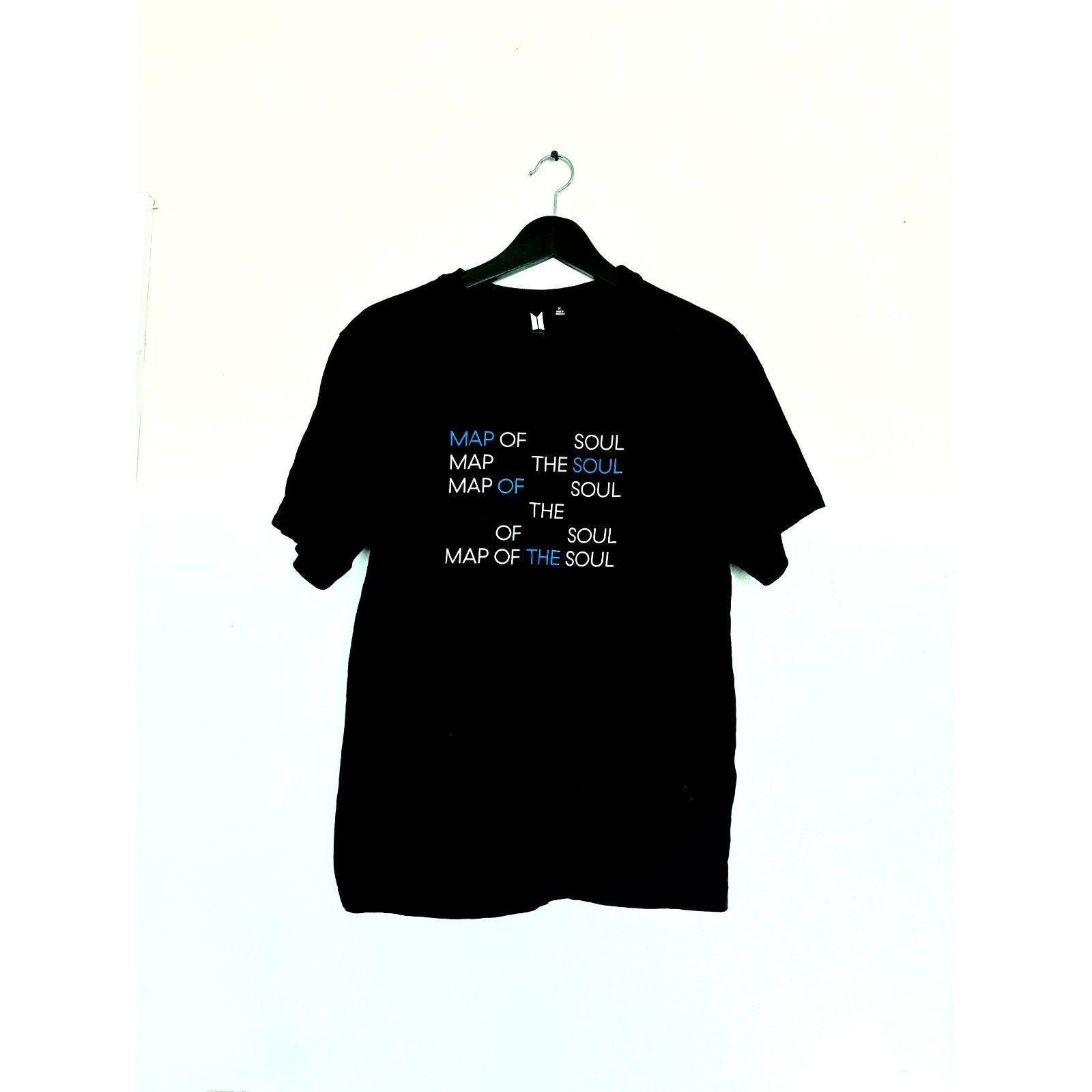 BTS MAP OF THE SOULTシャツブラッ ク BTS Map Of The Soul Ver. 3 T-Shirt Tour Edition Black Adult