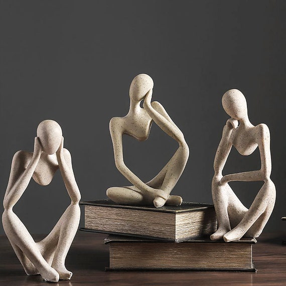 Living Room Center Pieces Nordic Style Man Head Resin Sculpture Ornaments Human Abstract Statue European Style Table Desktop D\u00e9cor Living Room Center Pieces Nordic Style Man Head Resin Sculpture Ornaments Human Abstract Statue European Style Table Desktop D\u00e9cor