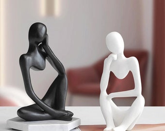 Living Room Center Pieces Nordic Style Man Head Resin Sculpture Ornaments Human Abstract Statue European Style Table Desktop D\u00e9cor Living Room Center Pieces Nordic Style Man Head Resin Sculpture Ornaments Human Abstract Statue European Style Table Desktop D\u00e9cor