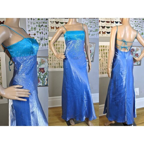 Morgan and co top royal blue dress
