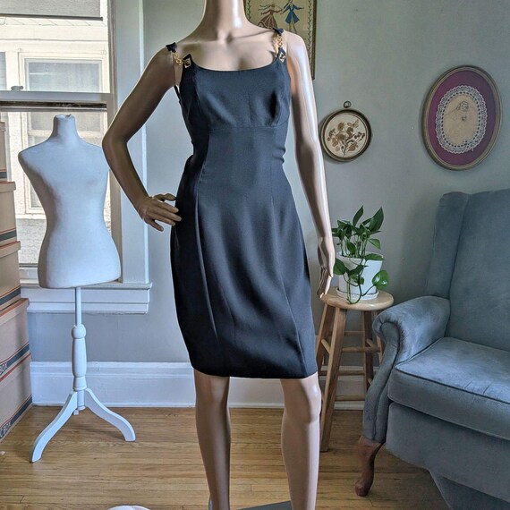 NWT Vintage 90s JS Collections Little Black Dress LBD Mini Gold Evening Size 4 - Etsy Australia NWT Vintage 90s JS Collections Little Black Dress LBD Mini Gold Evening Size 4 - Etsy Australia