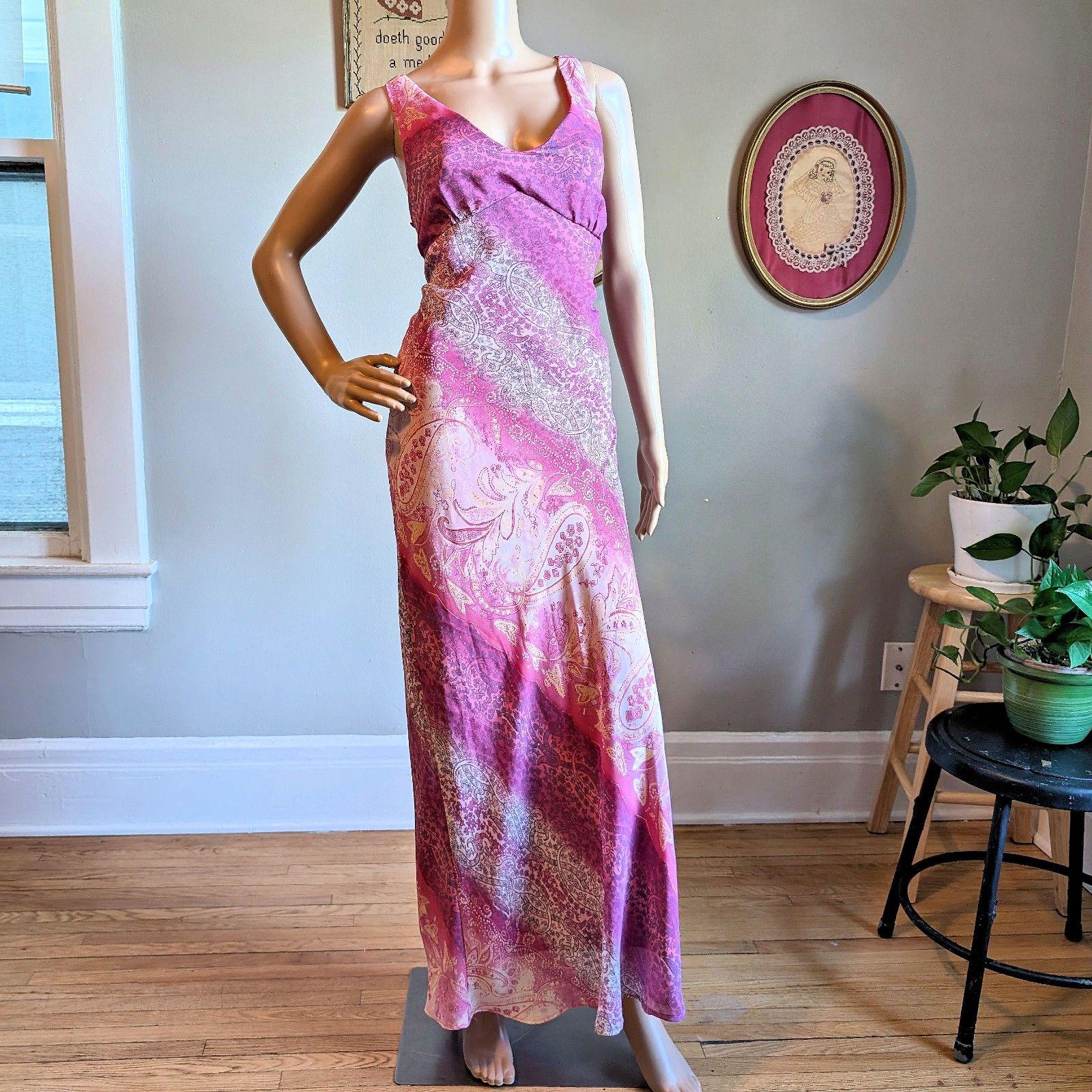 【新品未着用】Paddington Long Dress mauve beige Long Mauve Sheer-Bodice Formal Prom Dress - PromGirl