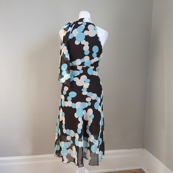 NWT Vintage y2k Trixxi Dress Polka Dot Blue Size … - image 3