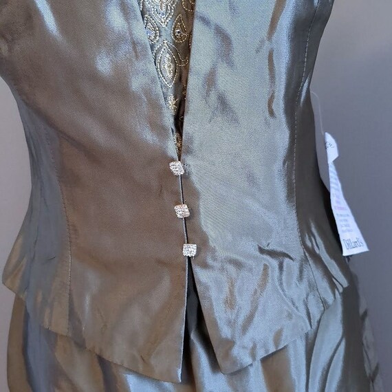 NWT Vintage Cachet Formal Set Corset Top Skirt Me… - image 8