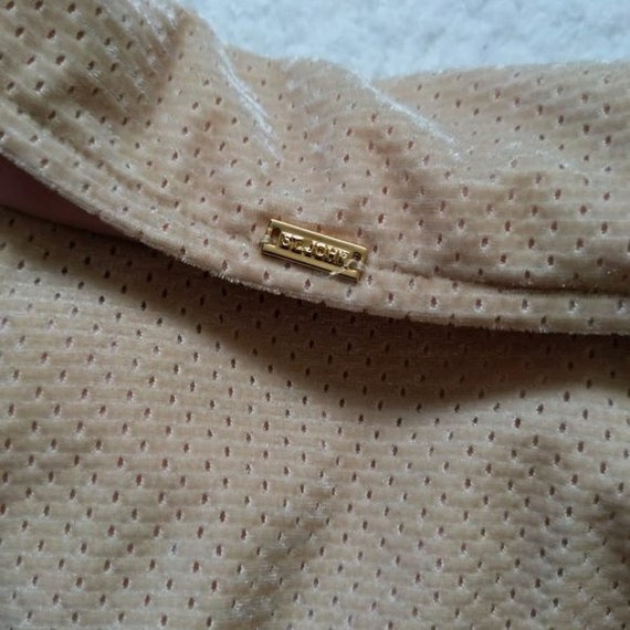 Vintage St. John Sportswear Velour Jacket 90s Med… - image 5