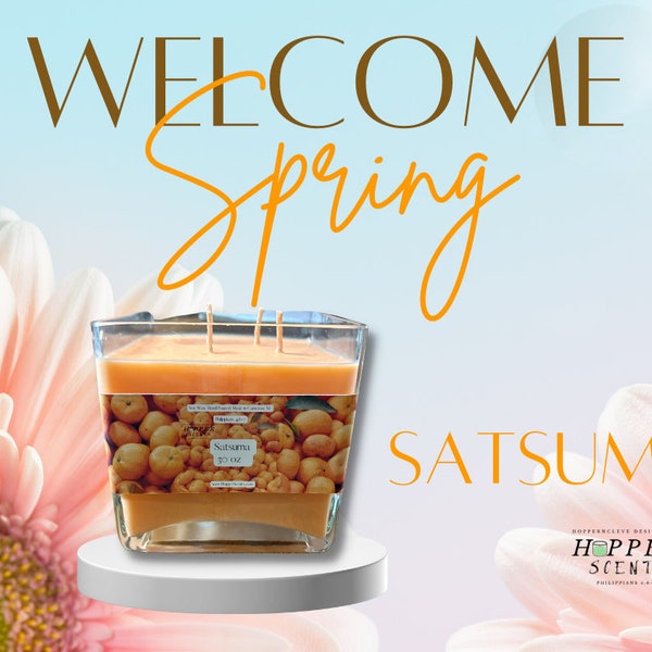 Spring/ Summer 2023 Scents| Soy Wax Candles| Natural Candles| Clean Scents| Clean Burning