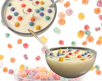 Trix Soy Wax Candles and Wax Melts | Fruity Pebbles 15 oz Candles