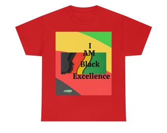 I Am Black Excellence -Unisex Heavy Cotton Tee