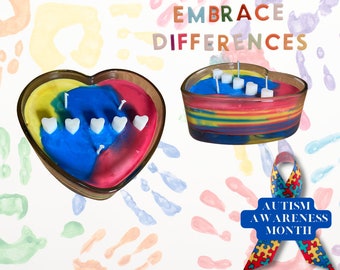 Autism Awareness Candles. It’s Autism Awareness Month!  Light it up Blue! April! Simply Unique ! Watermelon Lemonade