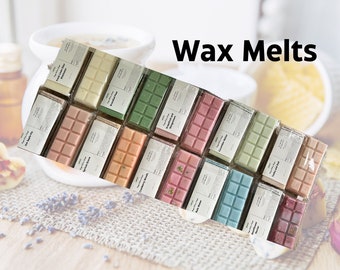 1.6 oz Wax Melt Snap Bars Fresh Linen | Black Currant Absinthe | Cashmere Plum | Moroccan Cashmere | Cashmere Musk| Apricot| Cucumber Melon