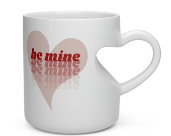 Valentine's Day Heart Shape Mug: Gifts for Her, Gifts for Him