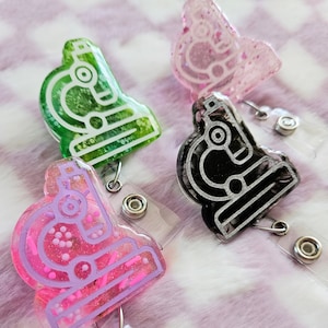 Microscope Medical Laboratory Scientist Lab Week Badge Reel