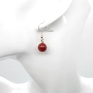Carnelian Crystal Earrings | Earring Set | Full Moon | New Moon | Healing Crystals | Crystal | Natural Crystals | Jewelry