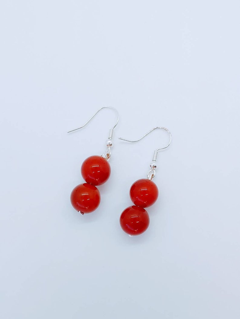 Valentines Day Gifts for Her Healing Crystal Jewelry New Moon Earring Set Full Moon Carnelian Crystal Earrings Intention Set