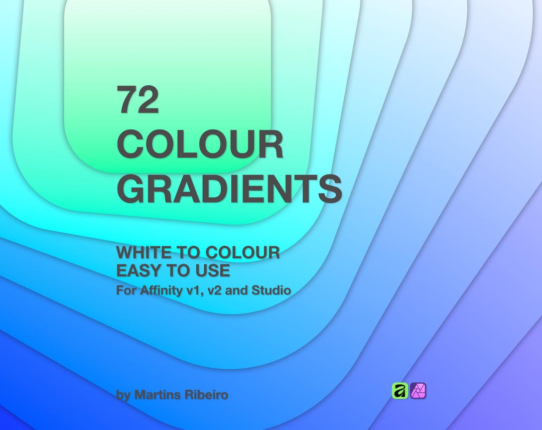72 Gradient Styles for Affinity V1, V2 and Studio (digital Download) - Etsy
